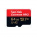 Карта памяти SanDisk Extreme Pro microSDHC 64GB Class 10 UHS Class 3 V30 A2 170MB/s + адаптер